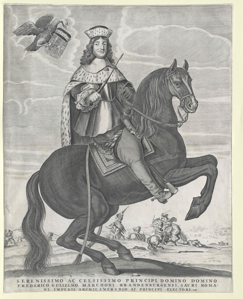 Kurfurste av Brandenburg (1620-1688) Fredrik Wilhelm av Artist Unknown