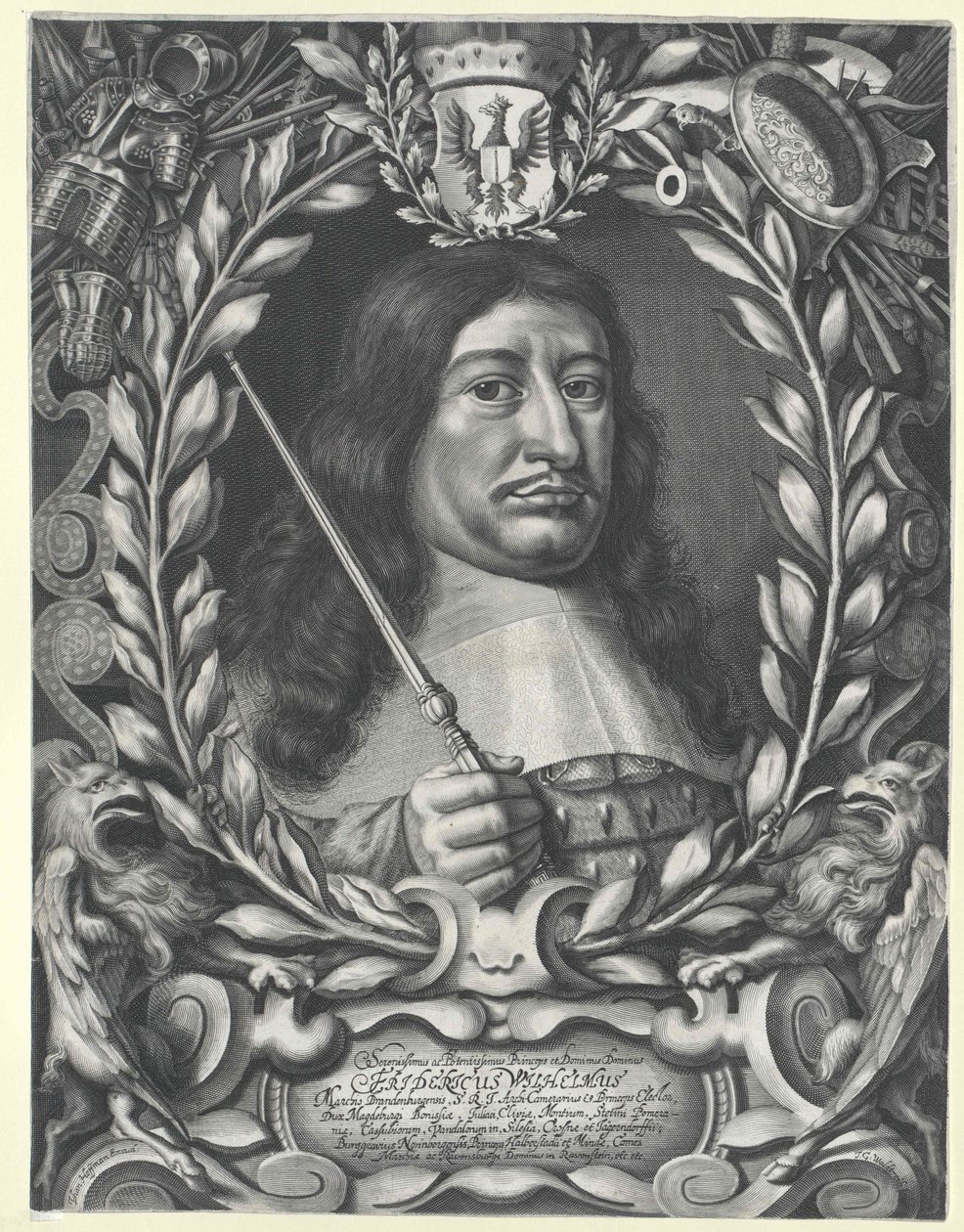 Kurfurste av Brandenburg Frederic Wilhelm av Artist Unknown