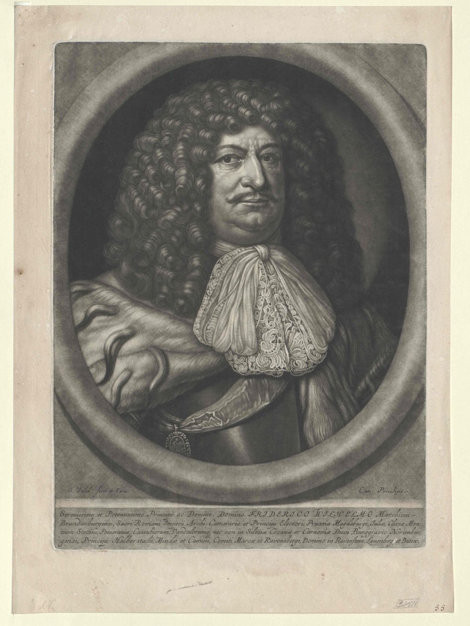 Kurfurste av Brandenburg Friedrich Wilhelm av Artist Unknown