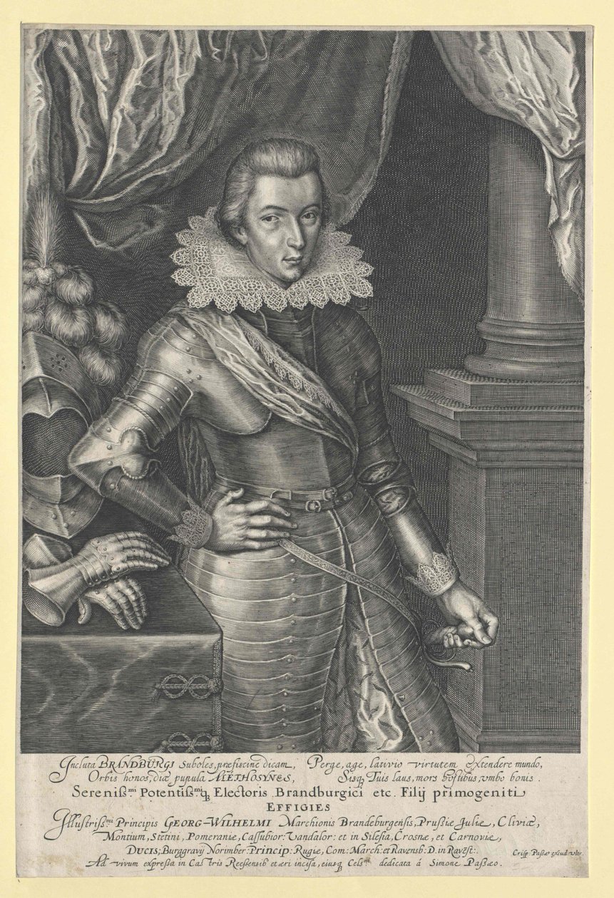 Kurfurste av Brandenburg Georg Wilhelm av Artist Unknown