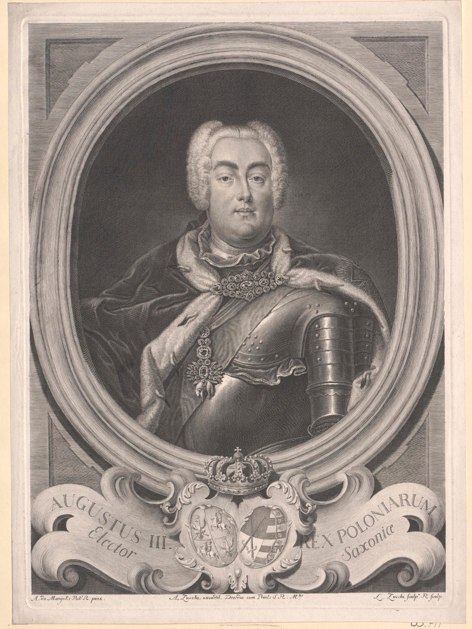 Kurfurste av Sachsen Fredrik August II av Artist Unknown