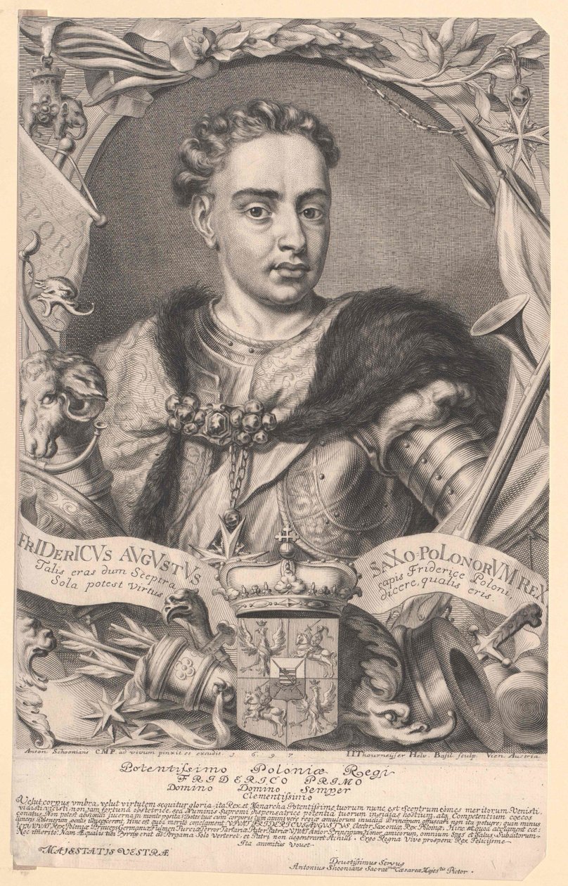 Kurfurste av Sachsen Fredrik August I av Artist Unknown