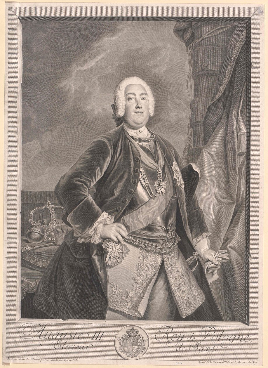 Kurfurste av Sachsen Fredrik August II av Artist Unknown
