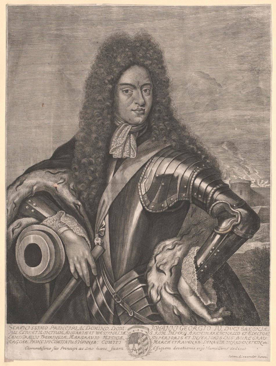 Kurfurste av Sachsen Johann George IV av Artist Unknown
