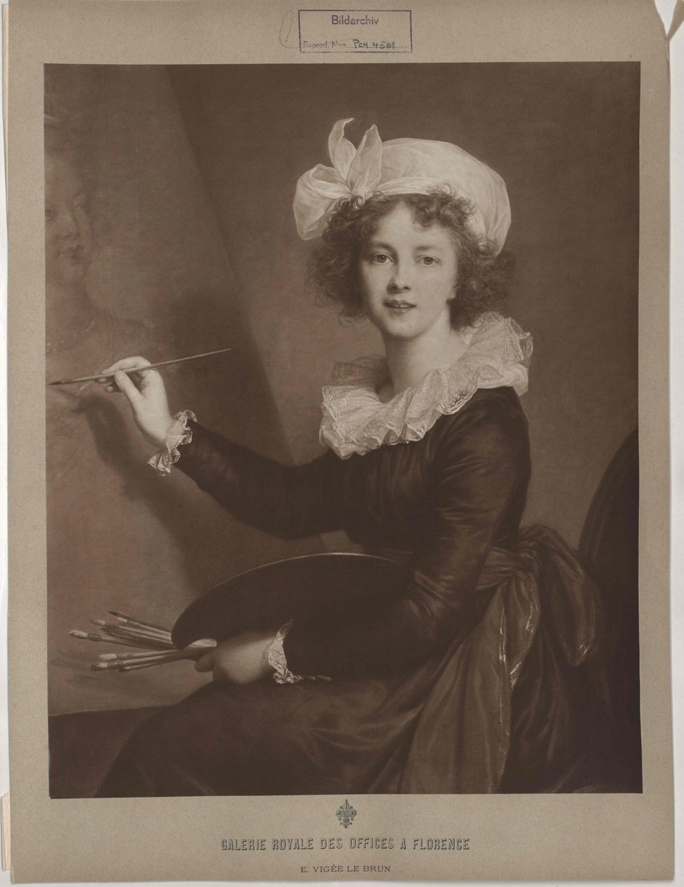 Elisabeth Vigee-Lebrun av Artist Unknown