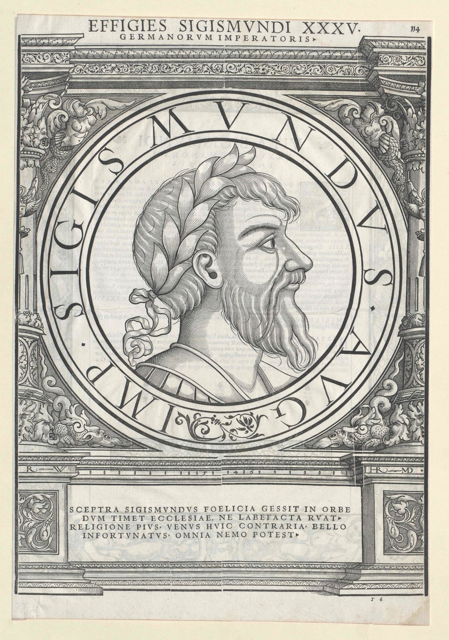 Emperor Sigismund I av Artist Unknown
