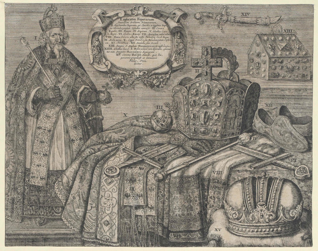 Emperor Sigismund I av Artist Unknown