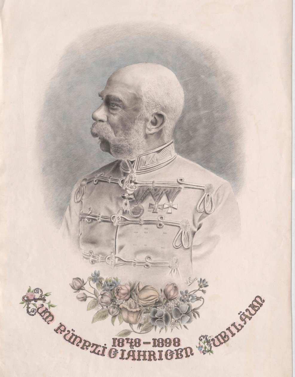 Kejsare av Österrike Franz Joseph I av Artist Unknown