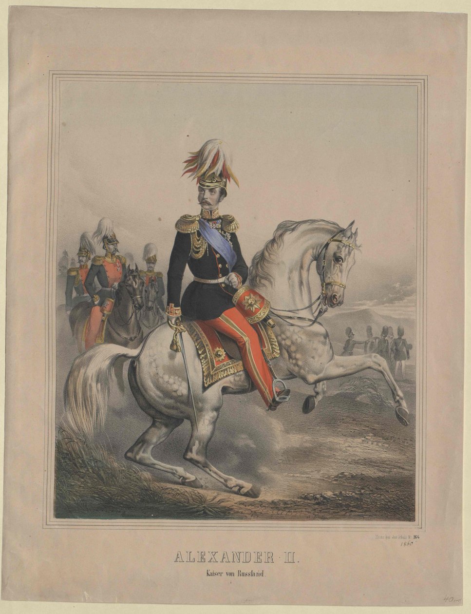 Kejsare av Ryssland Alexander II av Artist Unknown