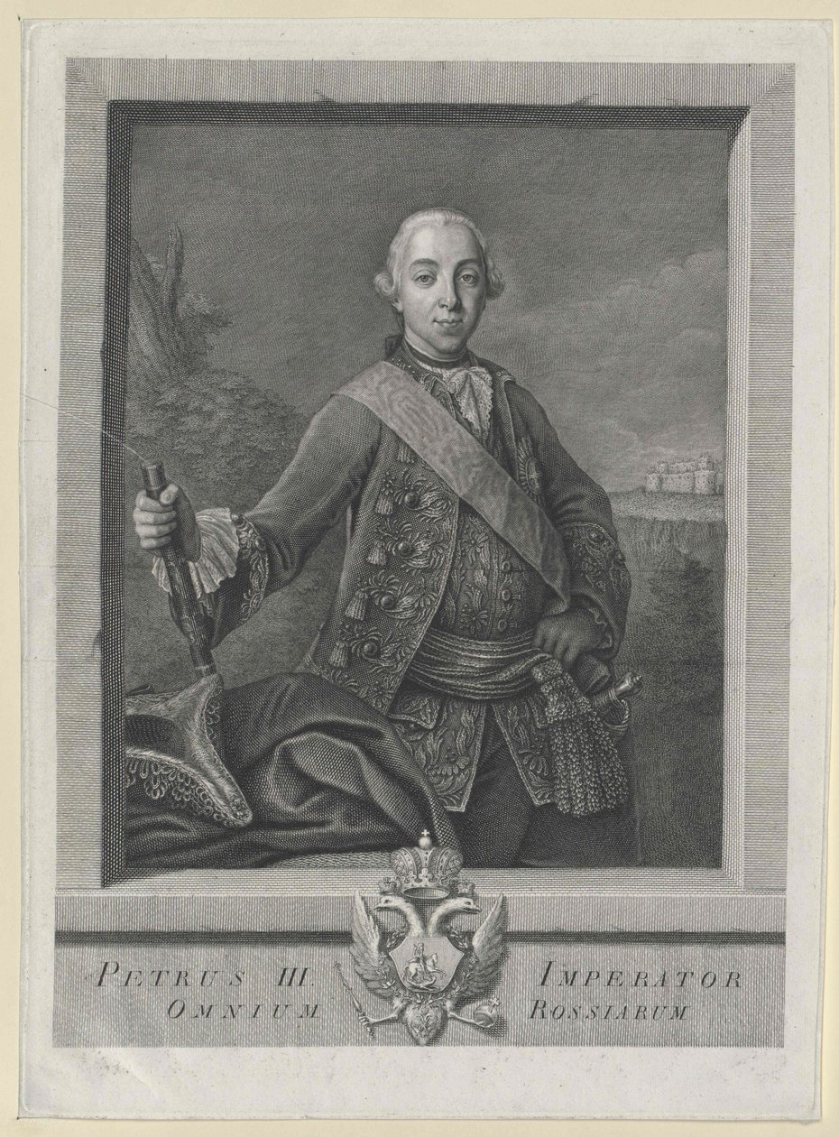 Kejsare av Ryssland Peter III av Artist Unknown