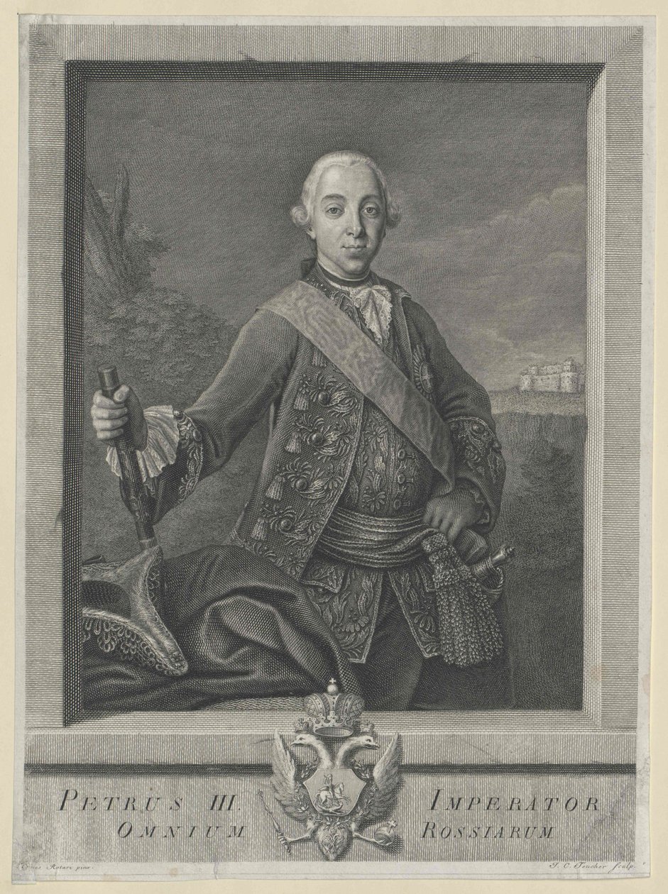 Kejsare av Ryssland Peter III av Artist Unknown