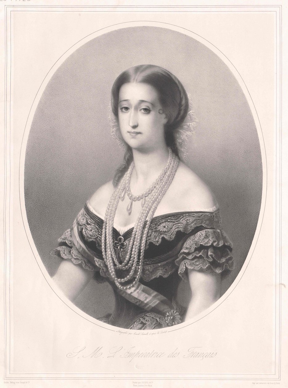 Kejsarinnan av Frankrike Eugenie av Artist Unknown