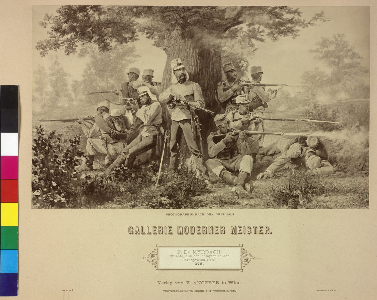 Episod från striderna i Hercegovina 1878 av Artist Unknown