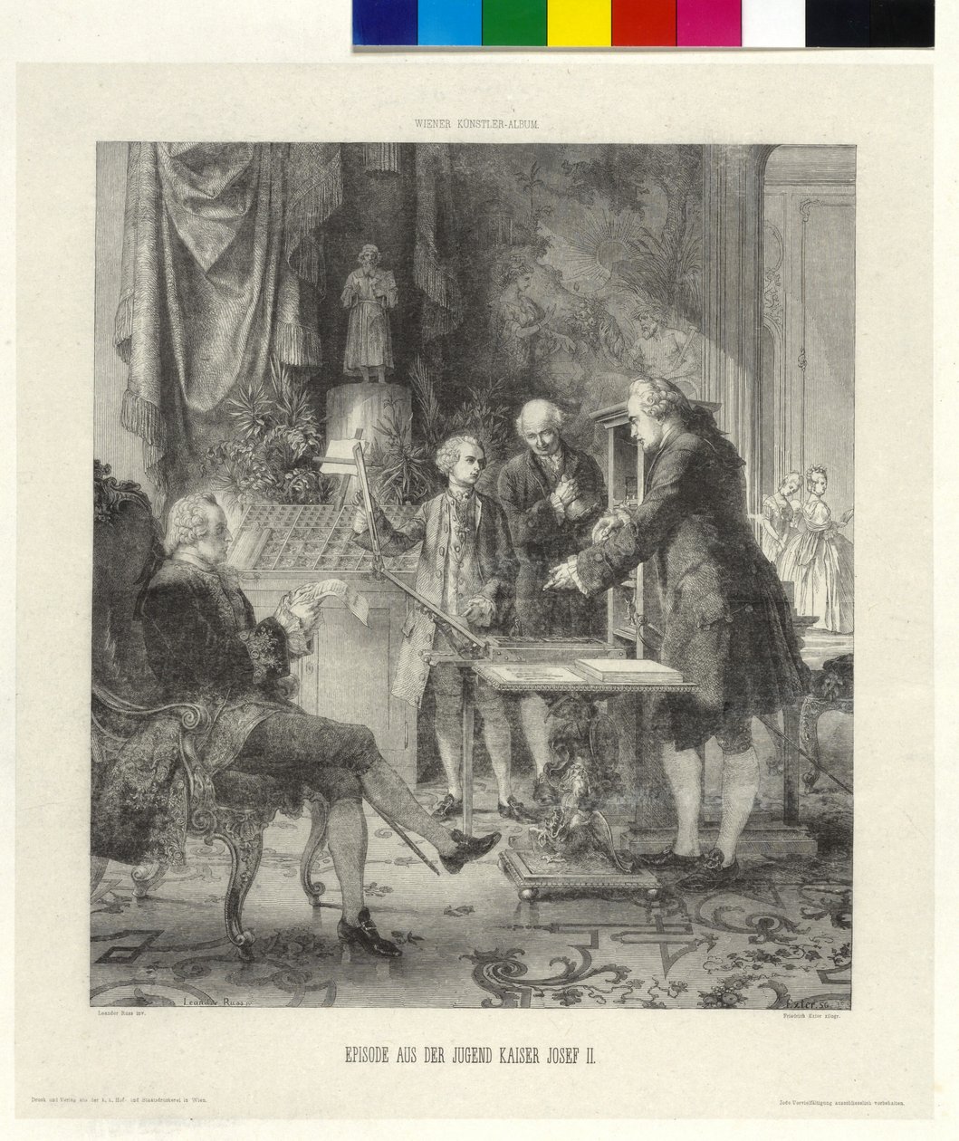 Episod från kejsar Joseph II:s ungdom av Artist Unknown