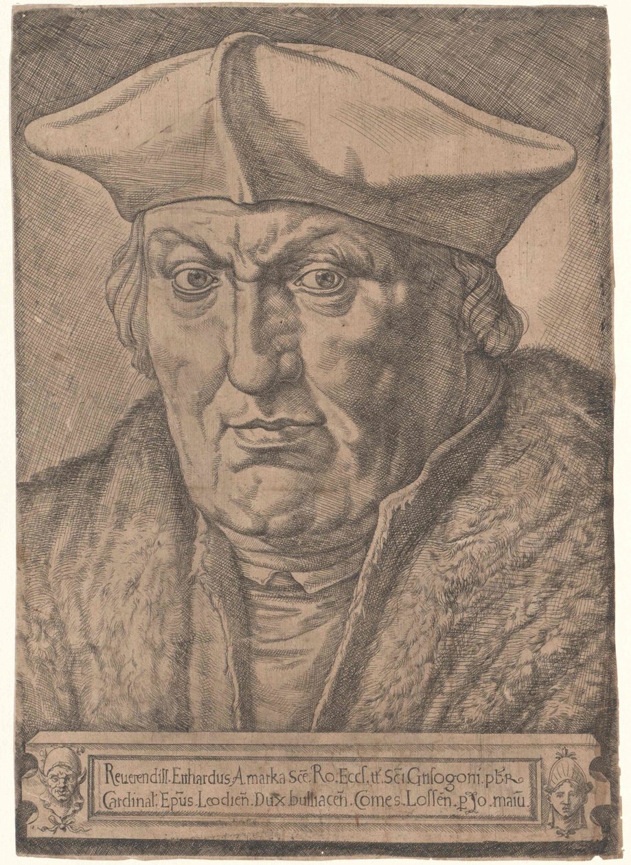 Erhard von der Marck (tryck) av Artist Unknown