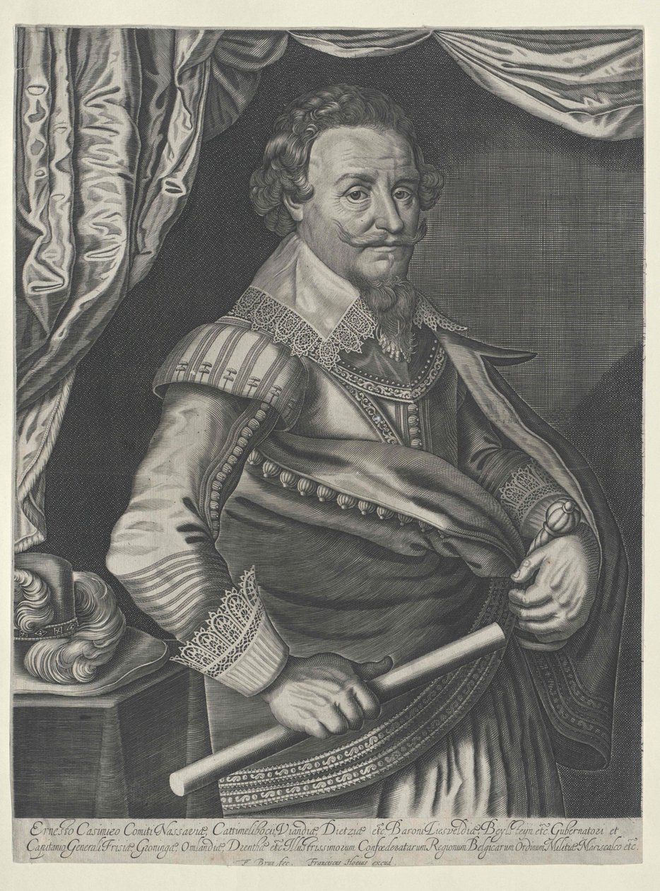 Ernst Casimir greve von Nassau-Dietz av Artist Unknown