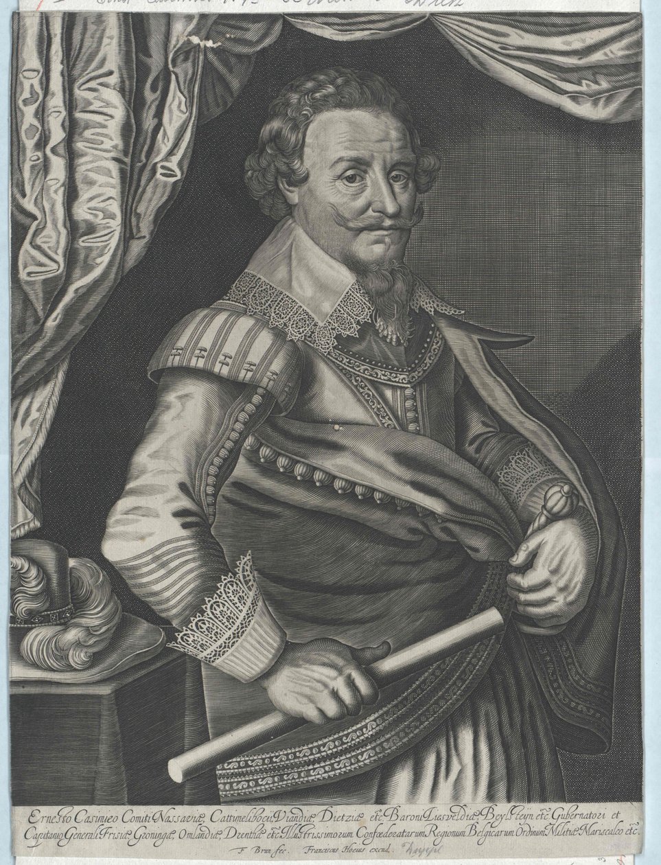 Ernst Casimir greve von Nassau-Dietz av Artist Unknown