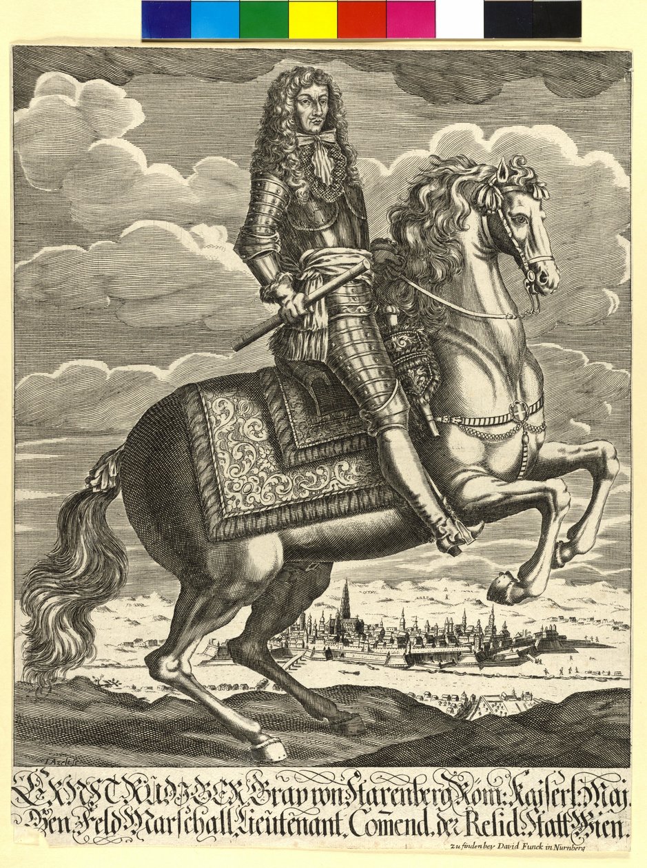 Ernst Roger greve Starhemberg av Artist Unknown