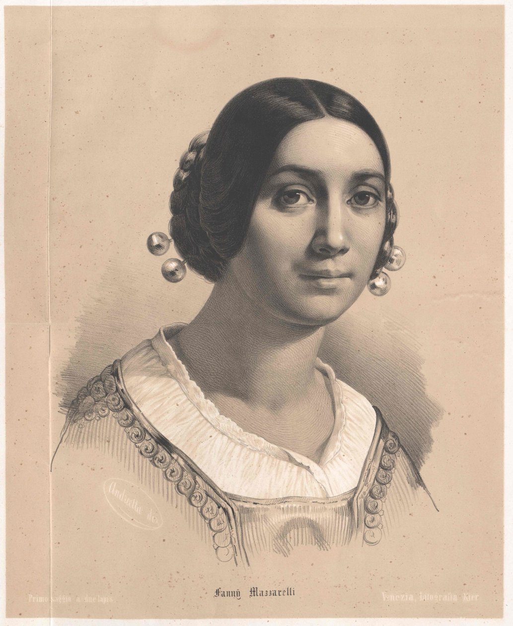 Fanny Mazzarelli av Artist Unknown