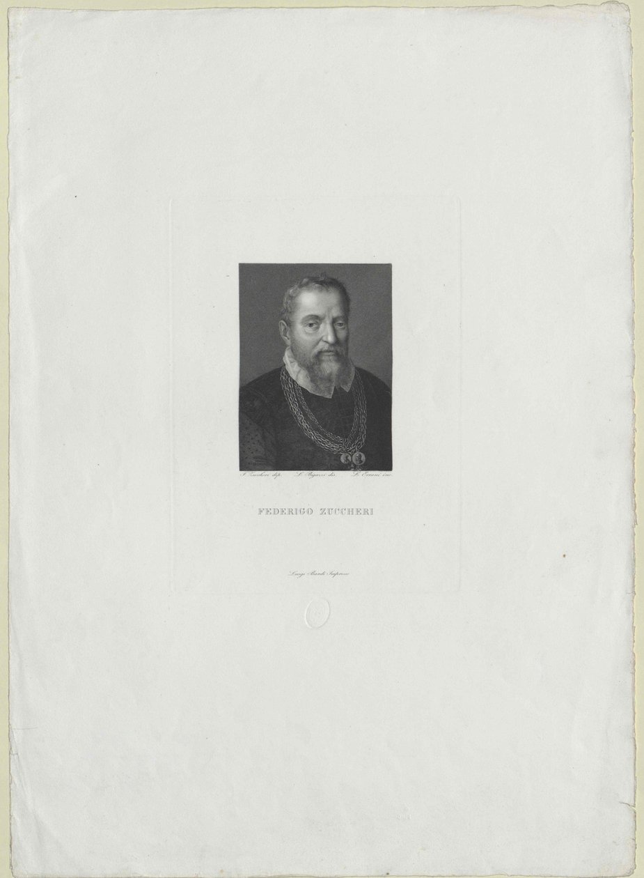 Federico Zuccaro (tryck) av Artist Unknown