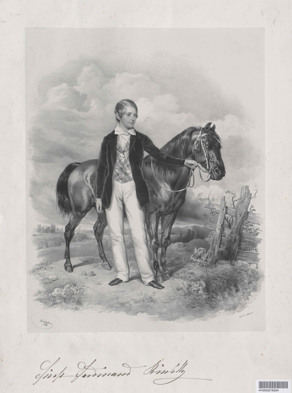 Ferdinand greve Kinsky av Artist Unknown