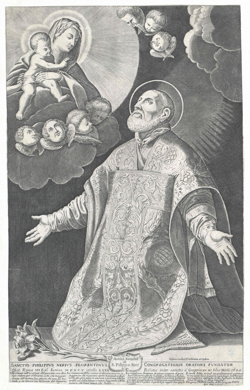 Filippo Neri av Artist Unknown