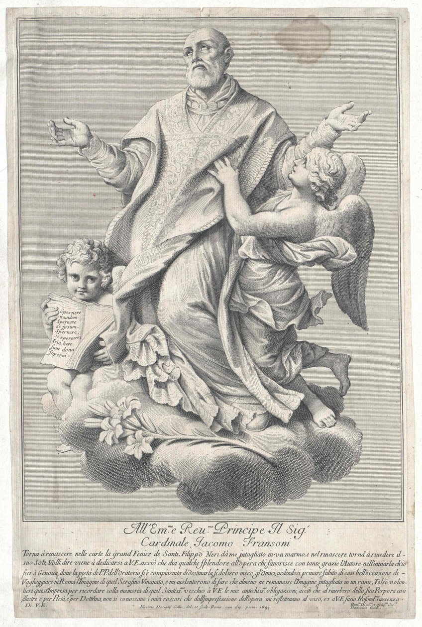 Filippo Neri av Artist Unknown