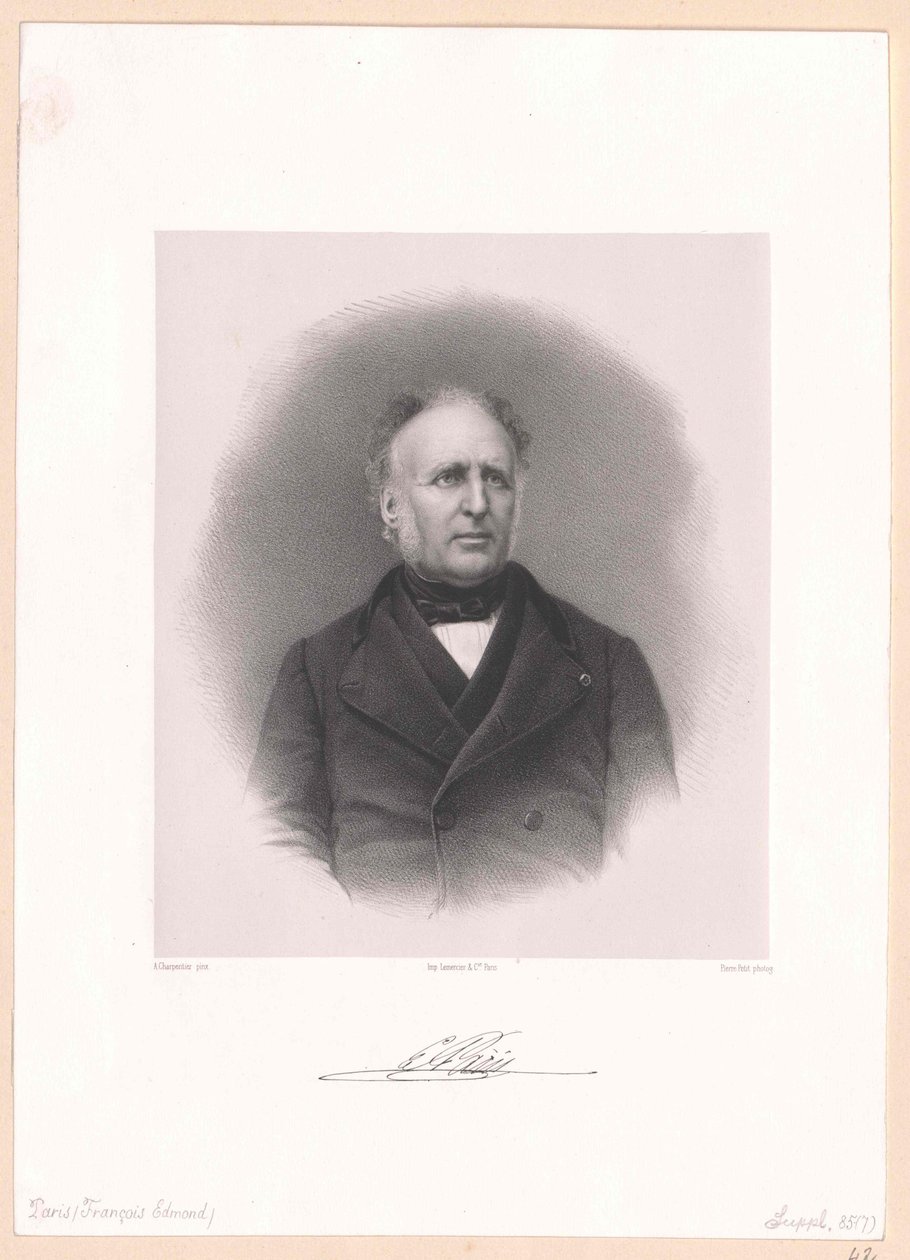 Francois Edmond Paris av Artist Unknown