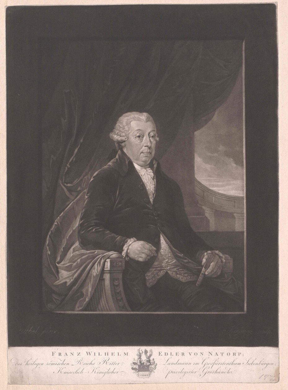 Franz Wilhelm baron von Natorp av Artist Unknown