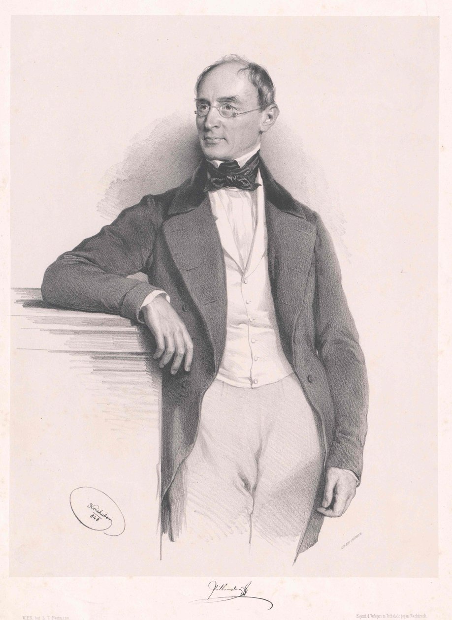 Franz baron von Pillerstorff av Artist Unknown