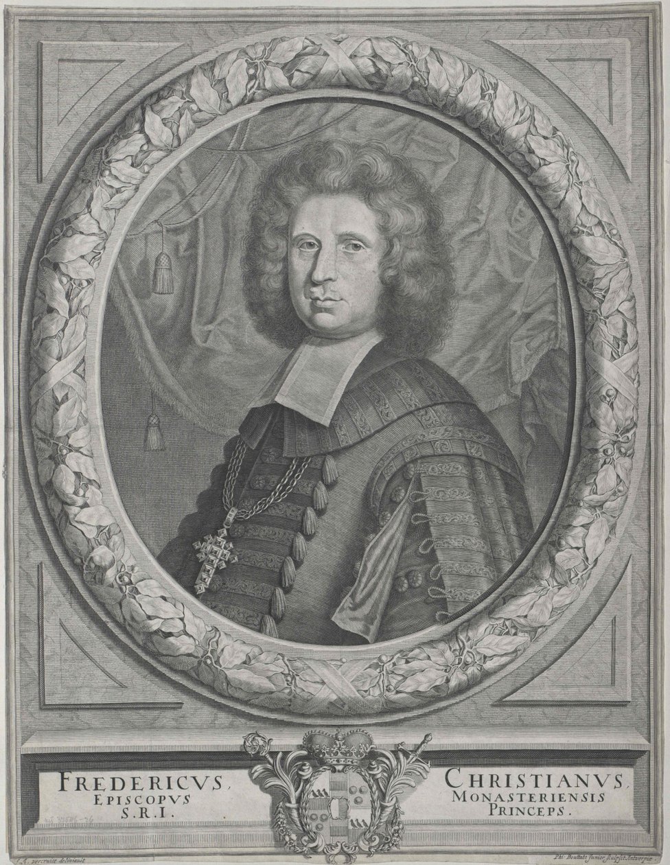 Frederic Christian von Plettenberg-Lenhausen av Artist Unknown