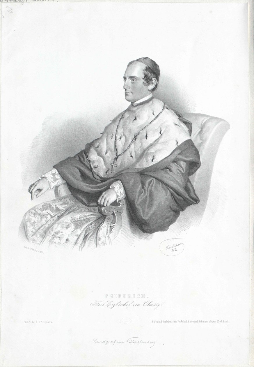 Frederick Egon Landgrave Fuerstenberg av Artist Unknown