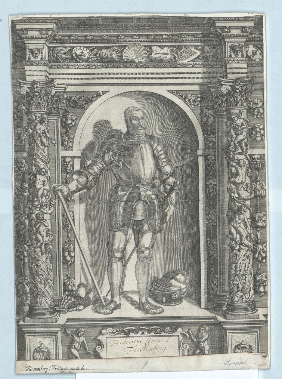 Fredrik II greve von Fürstenberg till Fürstenberg av Artist Unknown