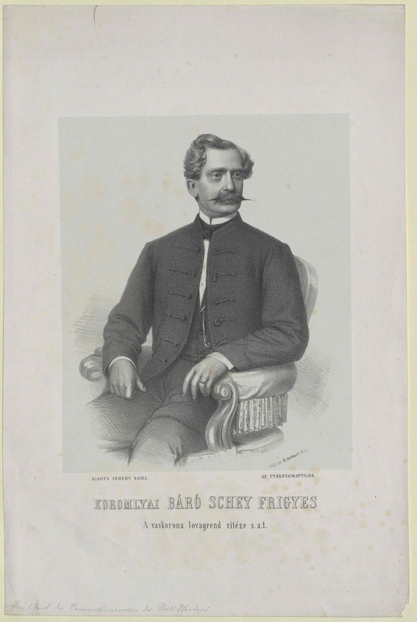 Frederick baron Schey-Koromla av Artist Unknown