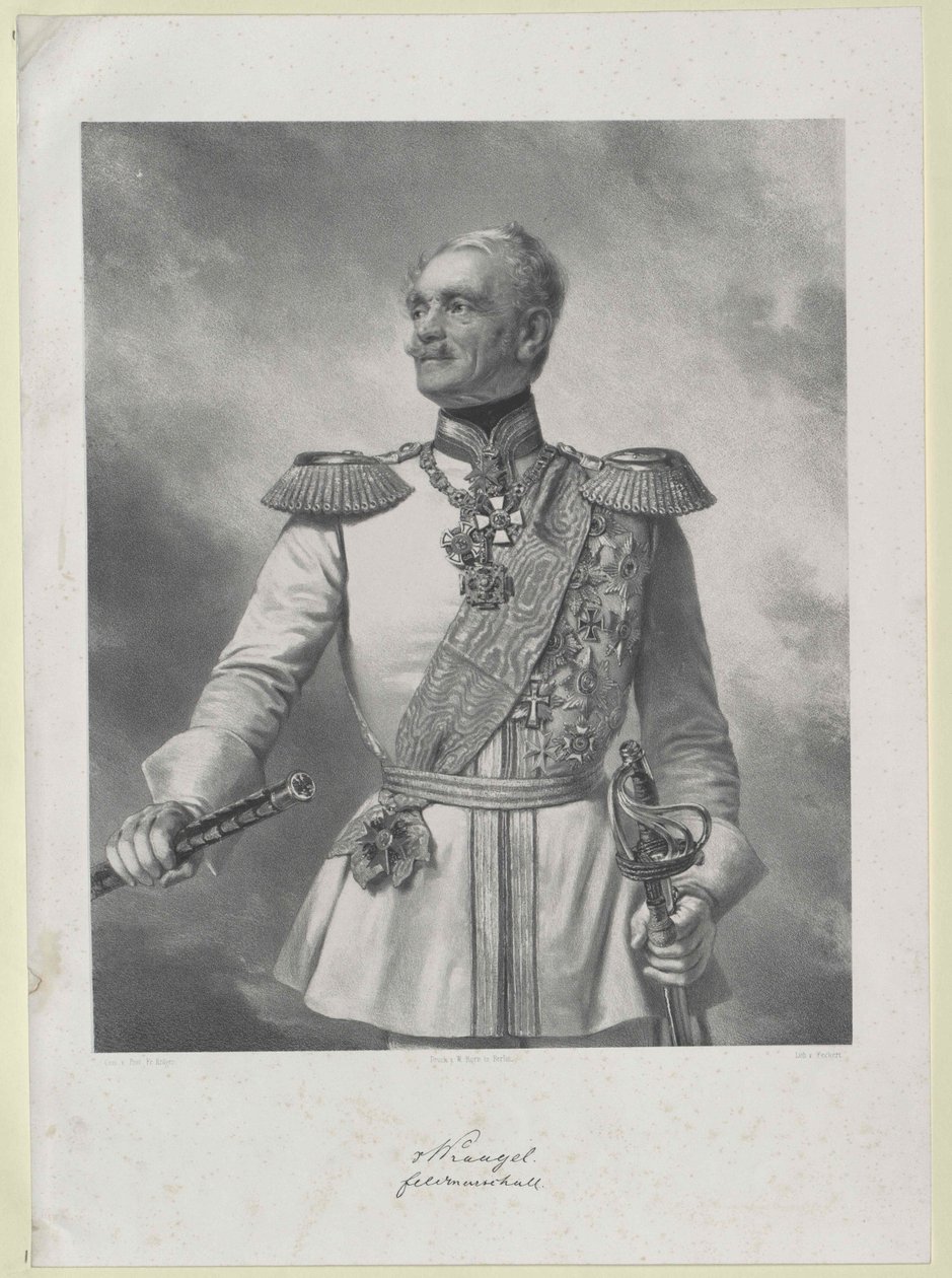 Fredrik greve Wrangel av Artist Unknown