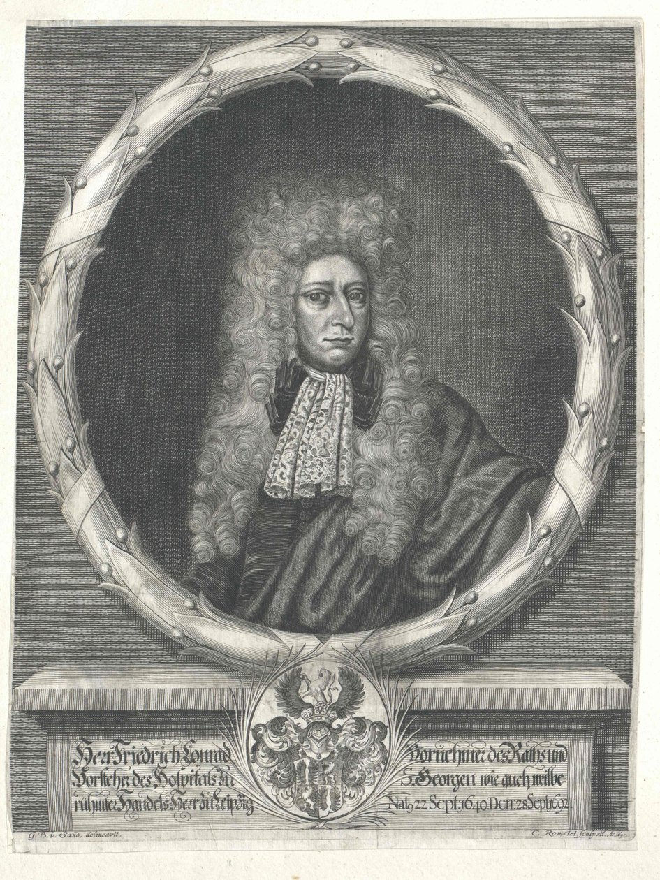 Friedrich Conrad (tryck) av Artist Unknown