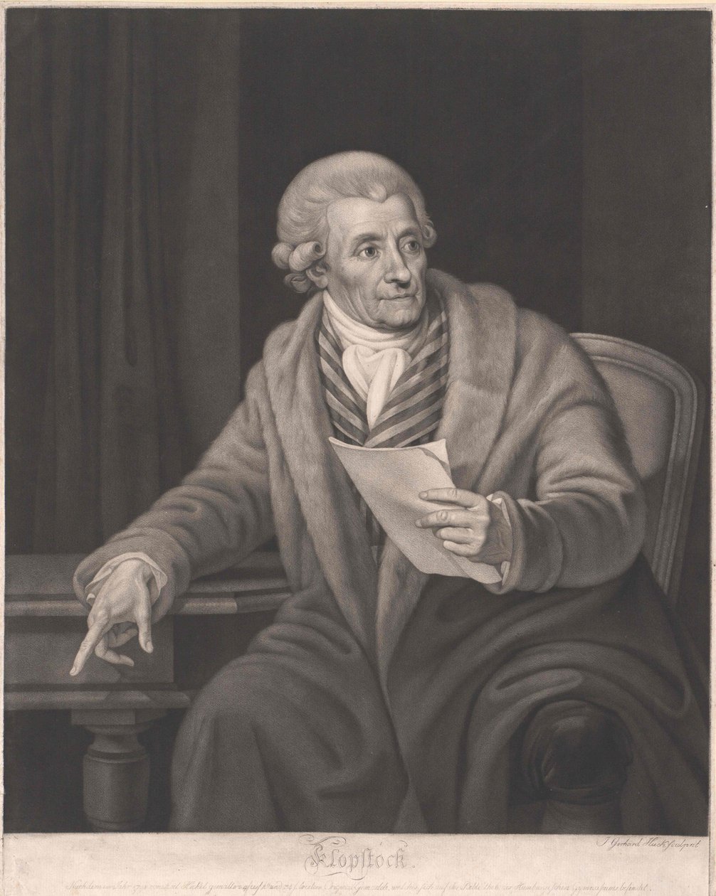 Friedrich Gottlieb Klopstock av Artist Unknown