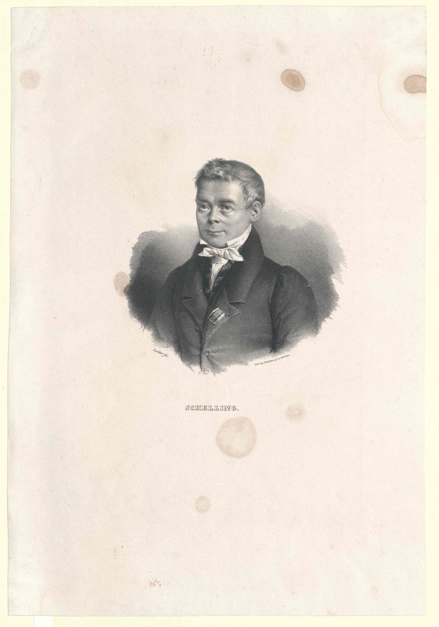 Friedrich von Schelling av Artist Unknown
