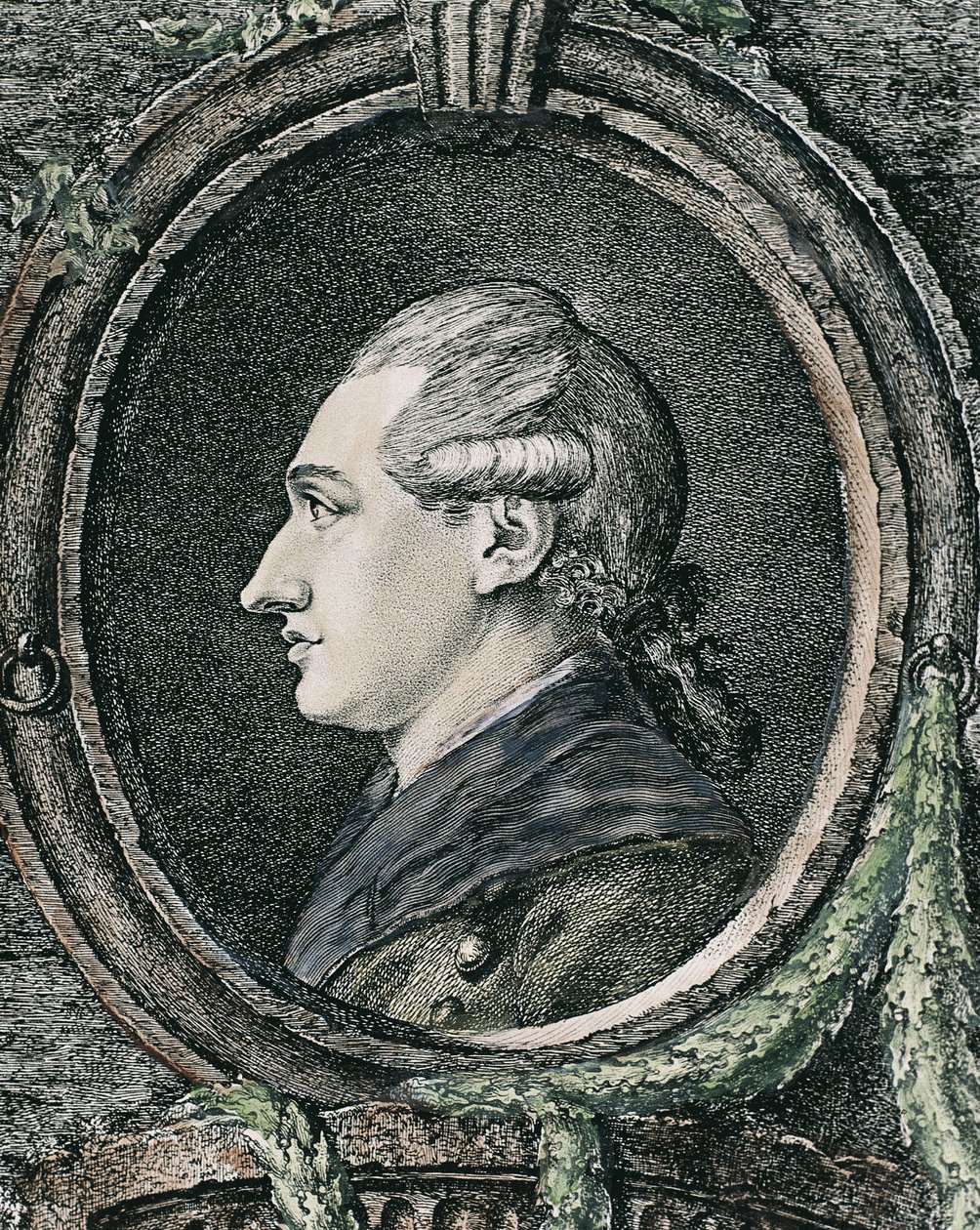 GOETHE, Johann Wolfgang von (1749-1832). Tysk humanist och författare. Etsning. av Artist Unknown