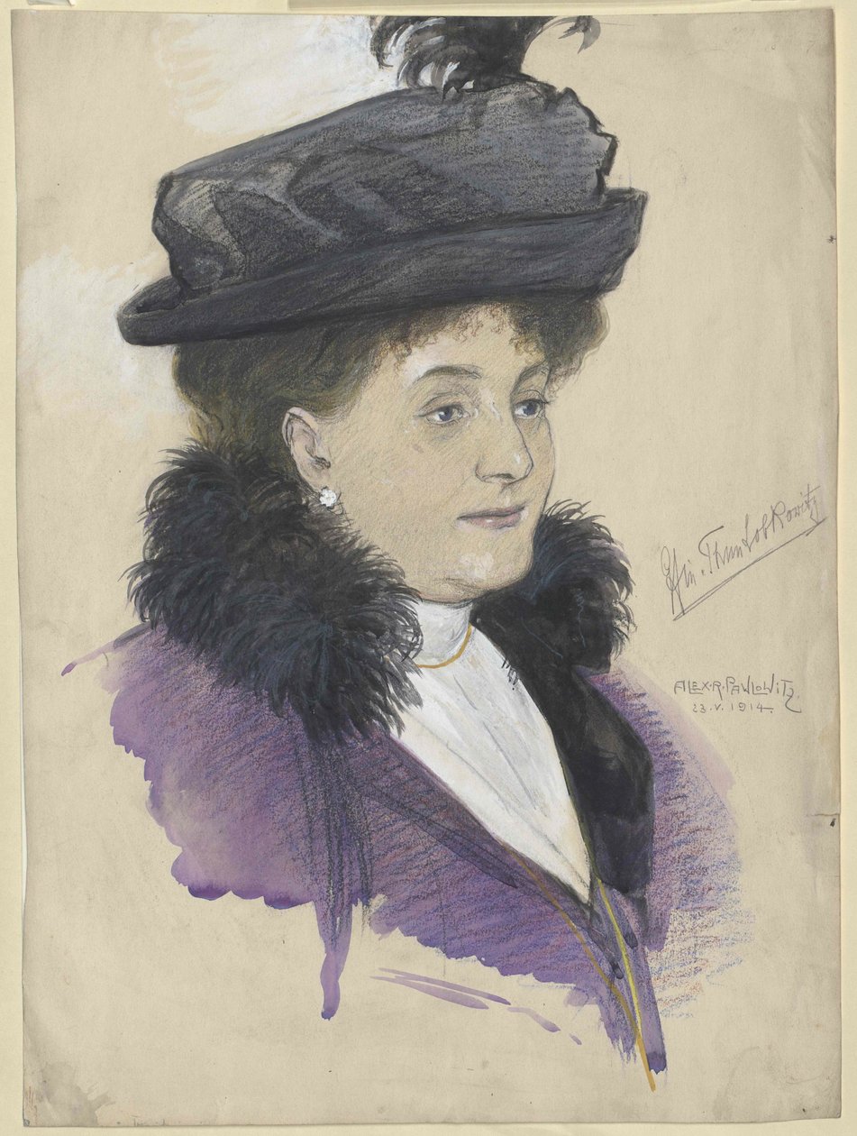 Gabriele prinsessan Lobkowitz av Artist Unknown