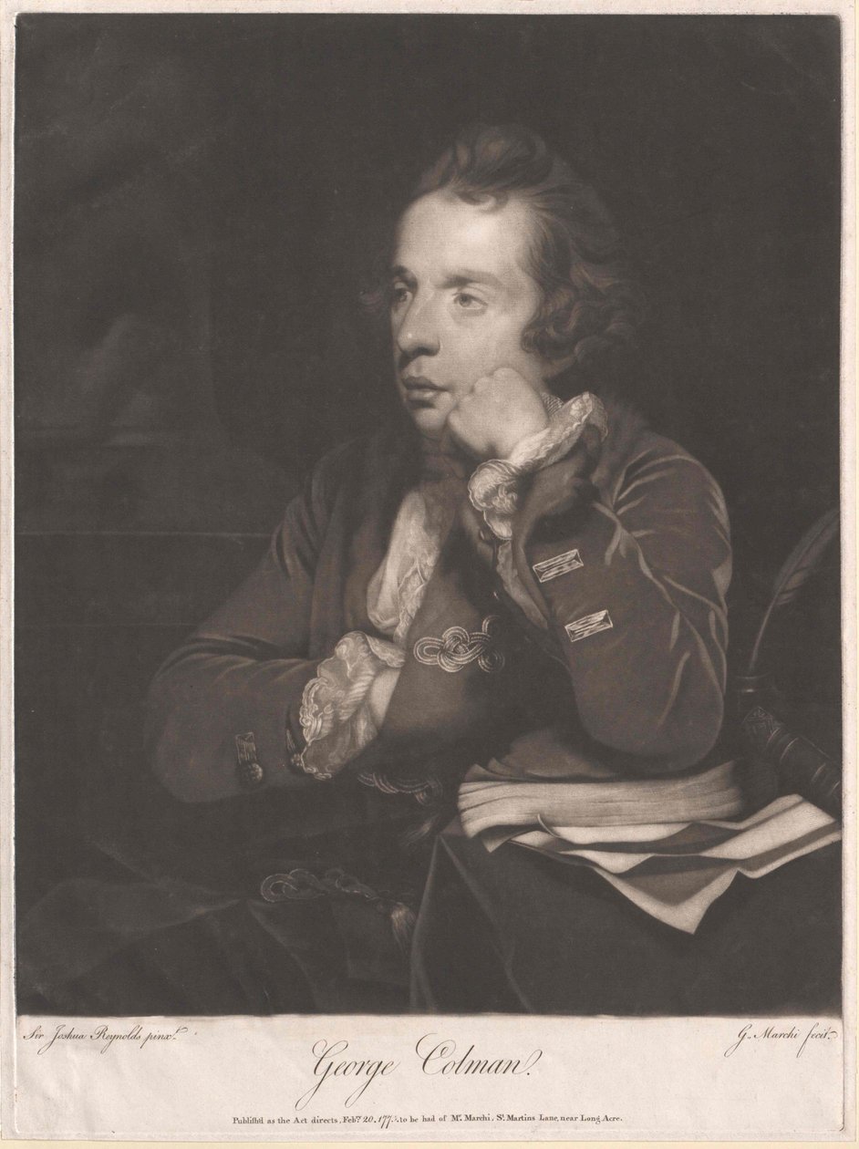 George Colman av Artist Unknown