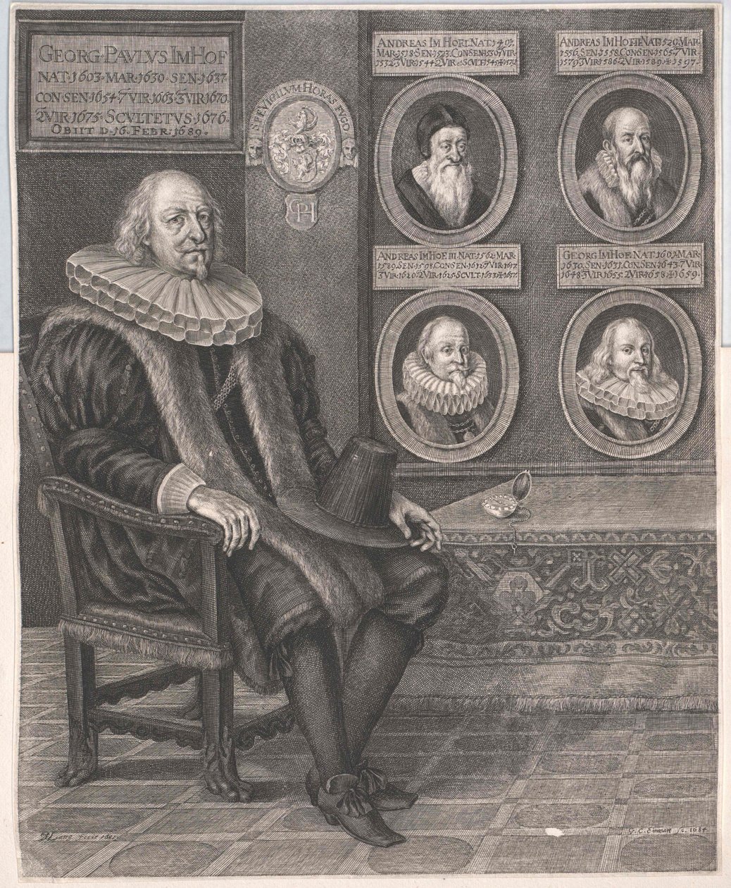 George Paul Imhof av Artist Unknown