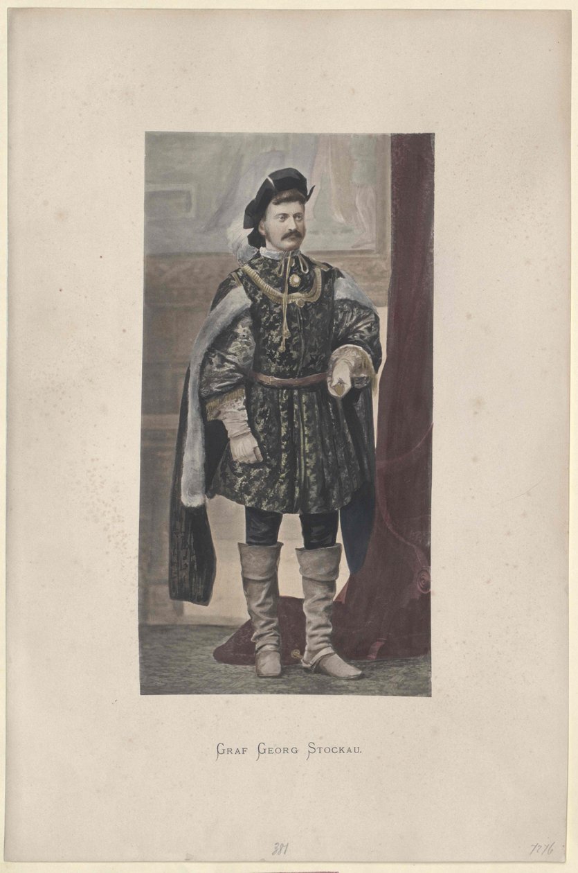 George greve Stockau av Artist Unknown