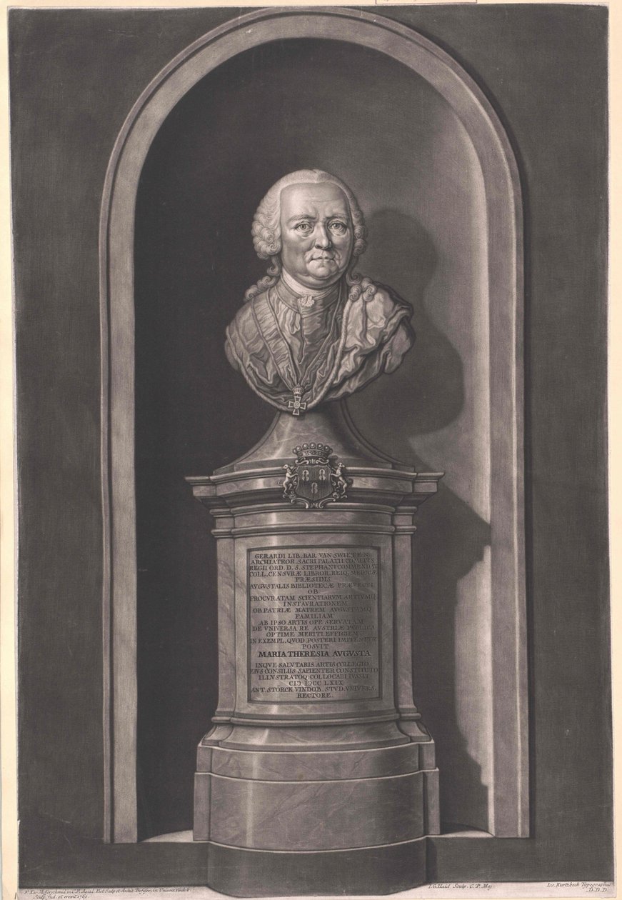 Gerard Baron van Swieten av Artist Unknown