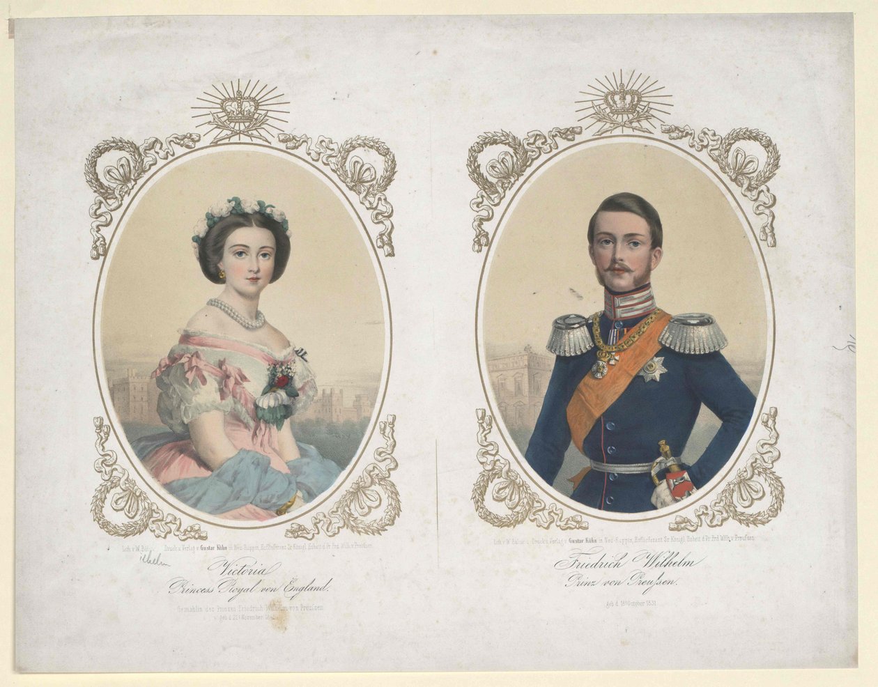 Tysk kejsare och kung av Preussen Fredrik III av Artist Unknown