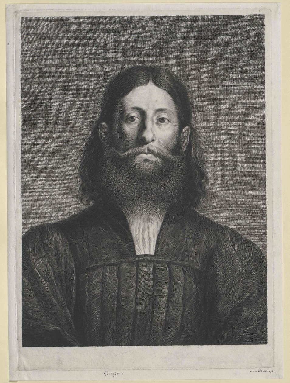 Giorgione (tryck) av Artist Unknown