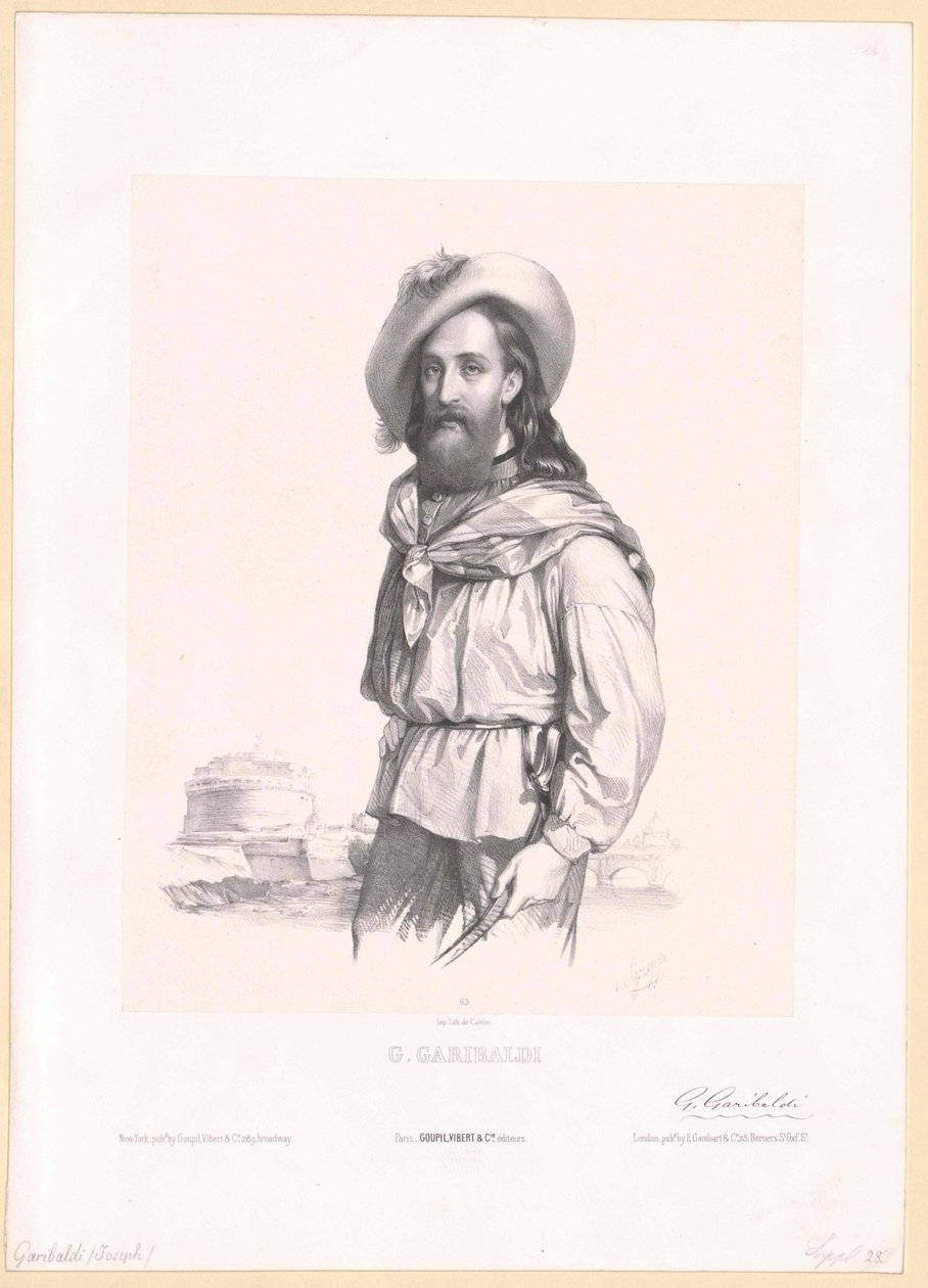 Giuseppe Garibaldi av Artist Unknown