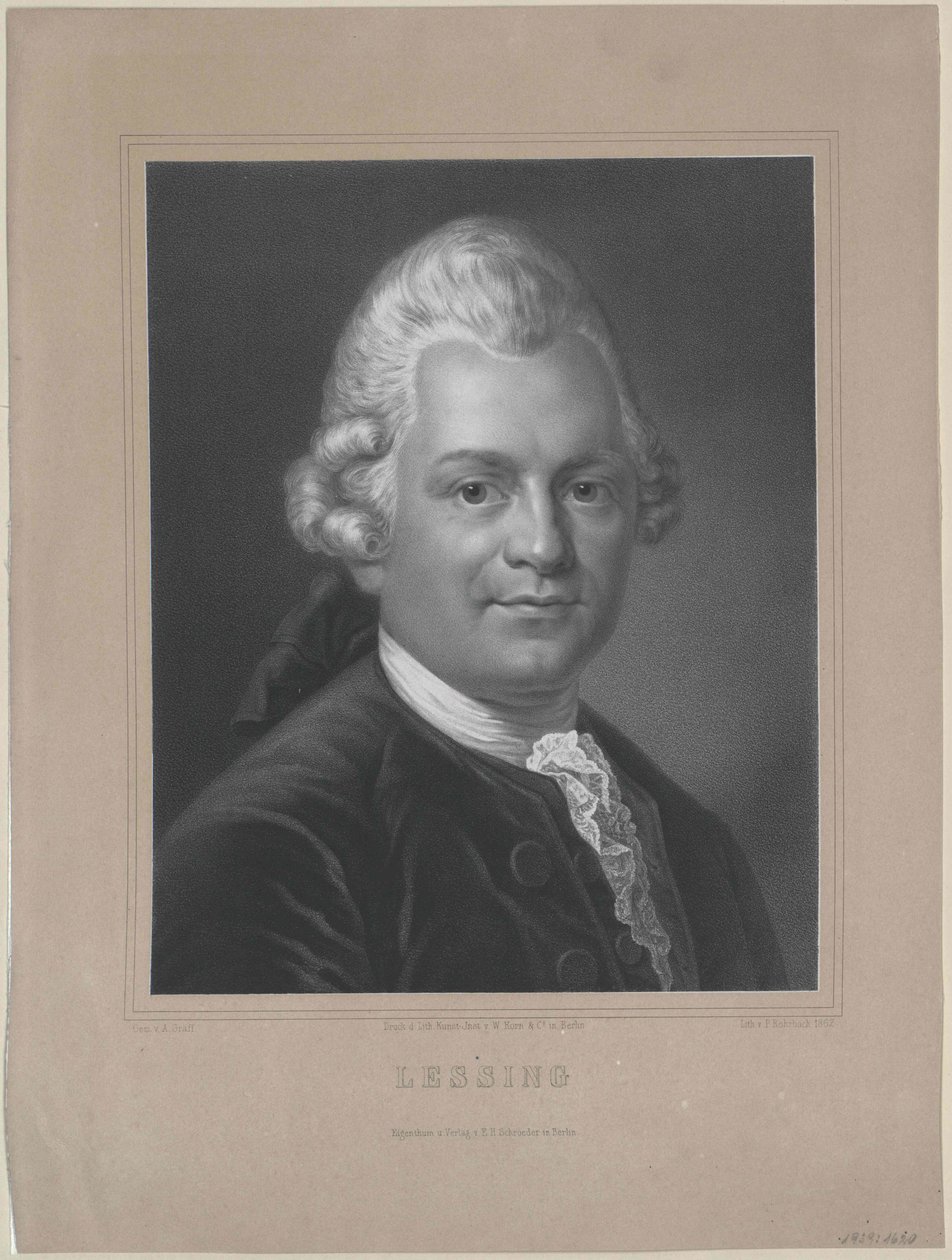 Gotthold Ephraim Lessing av Artist Unknown