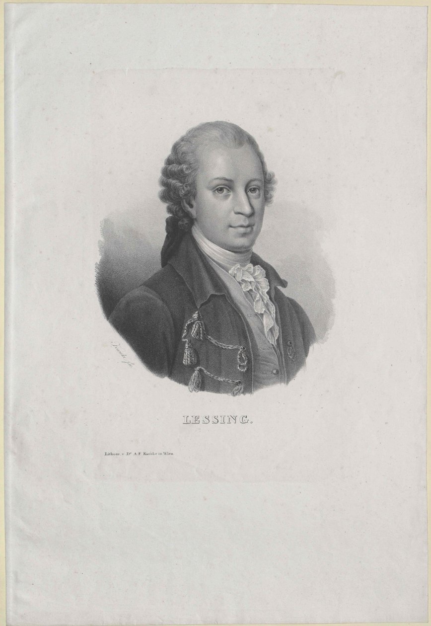 Gotthold Ephraim Lessing av Artist Unknown