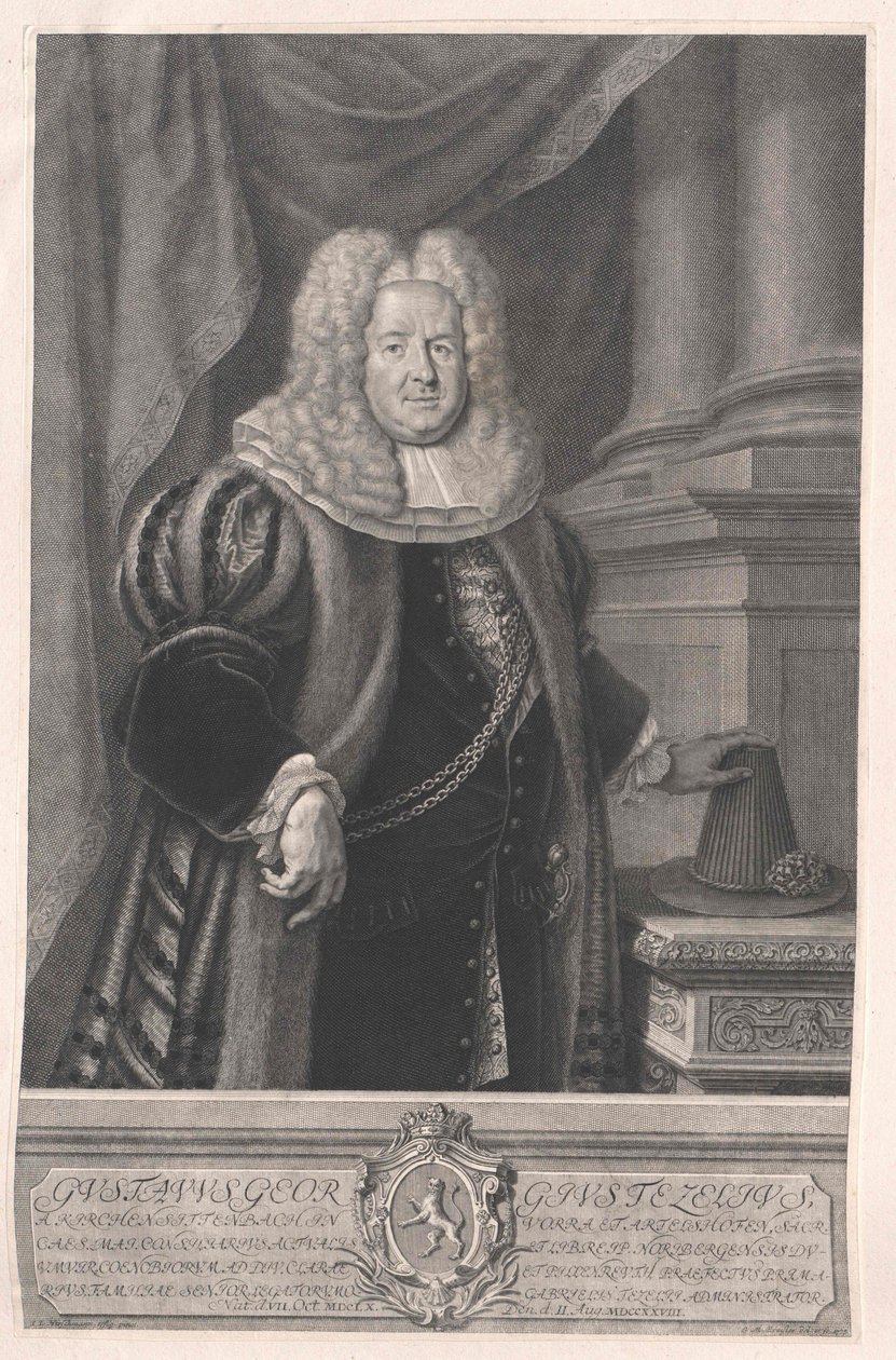 Gustav Georg Tetzel från Kirchensittenbach av Artist Unknown